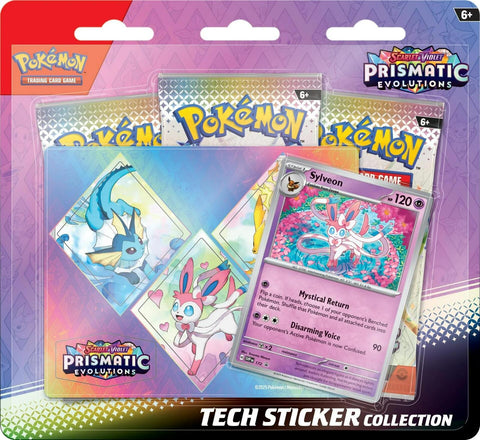 Pokemon TCG: Scarlet & Violet - Prismatic Evolutions Tech Sticker Collection