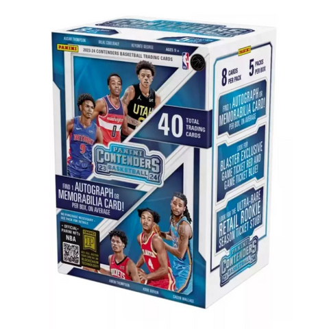 2023-24 Panini NBA Contenders Basketball Trading Card Blaster Box