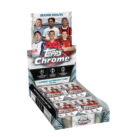 2024-25 Topps Chrome UEFA Club Competitions - Hobby Box