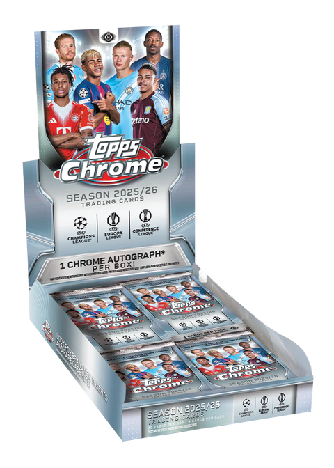 2025-26 Topps Chrome UEFA Club Competitions - Hobby Box