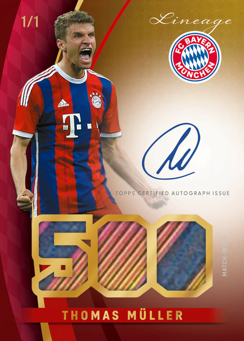 2025-26 Topps FC Bayern München Lineage Hobby Box