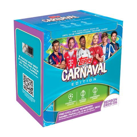 2025-26 Topps UEFA Club Competitions Carnaval Hobby Box