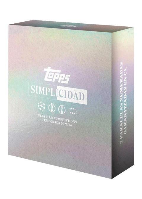 2025-26 Topps UEFA Club Competitions Simplicidad Box