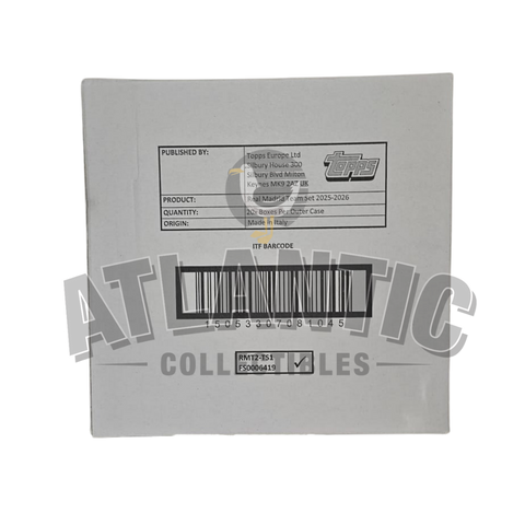 2025-26 Topps Real Madrid Team Set Box