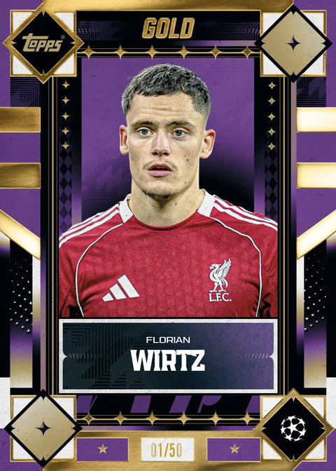 2025-26 Topps UEFA Club Competitions Gold Box