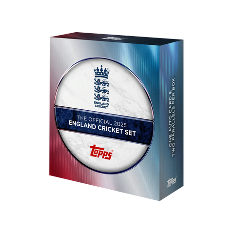 2025 Topps England Cricket Team Set Box