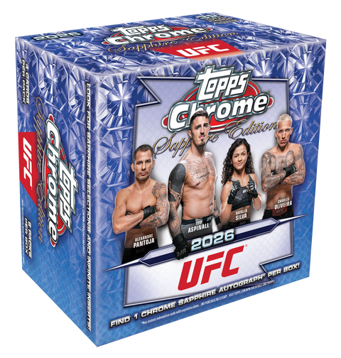 2026 Topps Chrome Sapphire UFC - Hobby Box