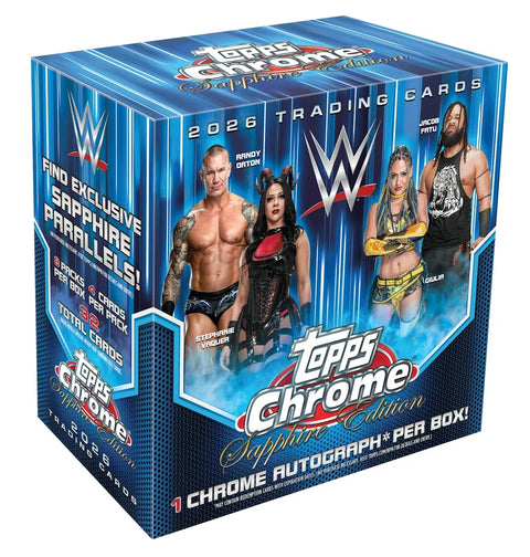 2026 Topps Chrome WWE Sapphire - Hobby Box