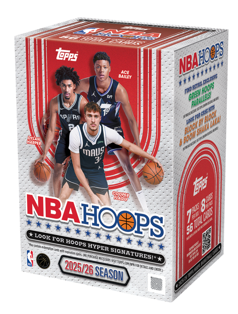 2025-26 Topps NBA Hoops Basketball - Value Box