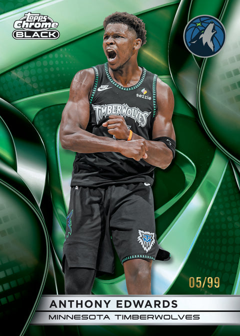 2025-26 Topps Chrome Black Basketball - Hobby Box
