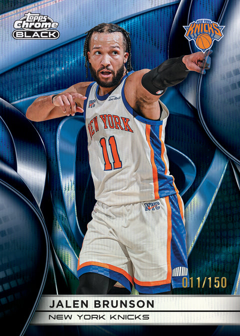 2025-26 Topps Chrome Black Basketball - Hobby Box