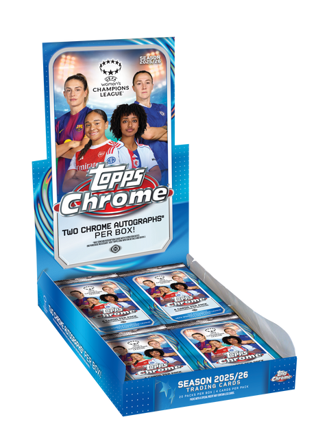 2025-26 Topps UEFA Women’s Champions League Chrome Hobby Box
