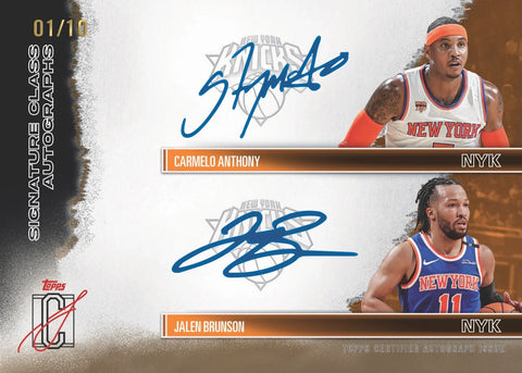 2025-26 Topps NBA Signature Class Basketball - Value Box