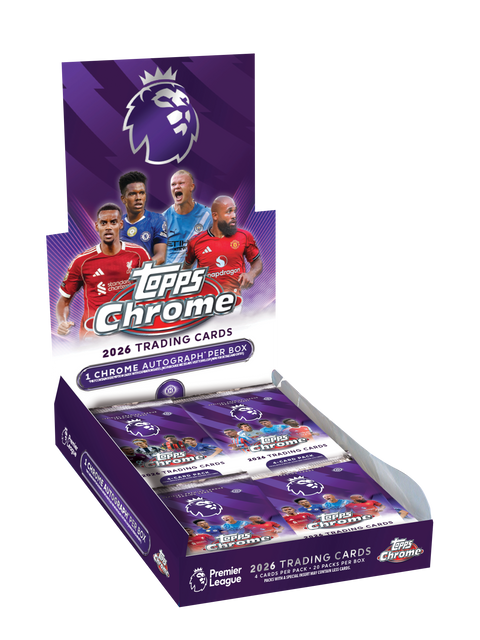 2026 Topps Chrome Premier League - Hobby Box