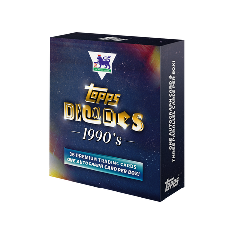 2025-26 Topps Decades Premier League – 90’s Edition Hobby Box