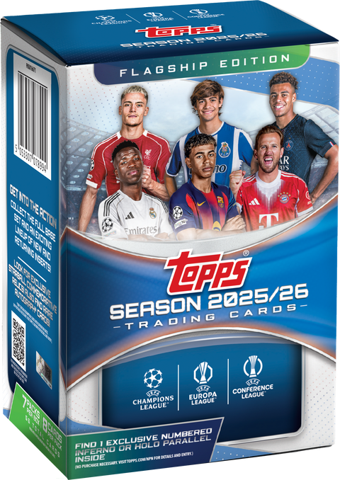 2025-26 Topps UEFA Club Competitions Flagship - Value Box