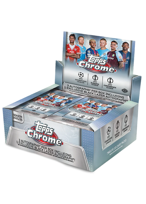2025-26 Topps Chrome UEFA Club Competitions - Jumbo Box