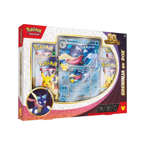 Pokemon 30th Anniversary Celebration Greninja ex Collection Box