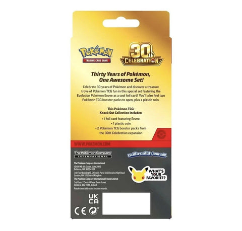 Pokemon 30th Anniversary Celebration Knockout Box
