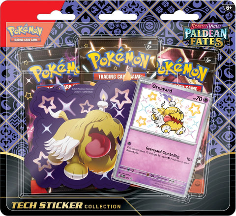 Pokemon Scarlet & Violet Paldean Fates Tech Sticker Collection