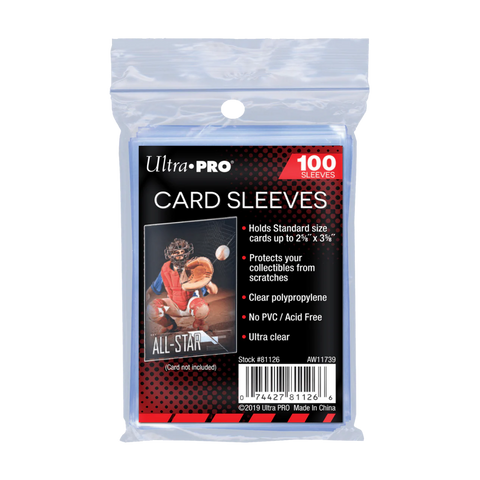 Standard Trading Card Soft Sleeve - (100 pack) Ultrapro