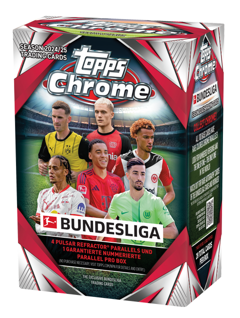 2025 Topps Chrome Bundesliga - Blaster Box