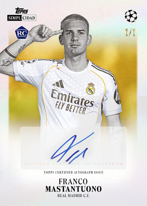 2025-26 Topps UEFA Club Competitions Simplicidad Box