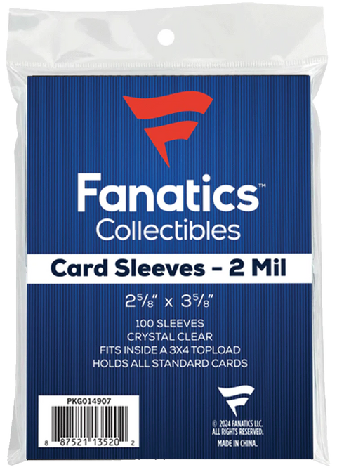 Fanatics Collectibles Soft Sleeves - 100 Count