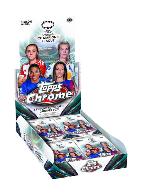 2023-24 Topps Chrome UEFA Women's Champions League - Hobby Box
