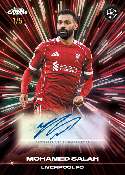 2025-26 Topps Chrome UEFA Club Competitions - Jumbo Box