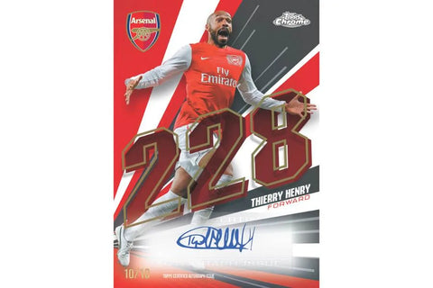 2025-26 Topps Arsenal Chrome Hobby Box