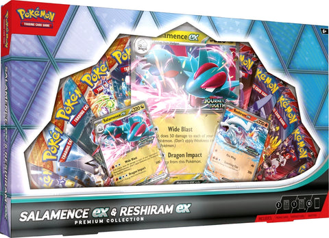 Pokemon Salamence ex & Reshiram ex Premium Collection Box